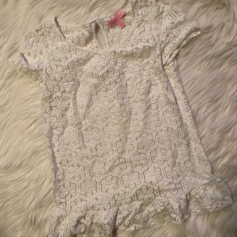 Lily Pulitzer lace blouse